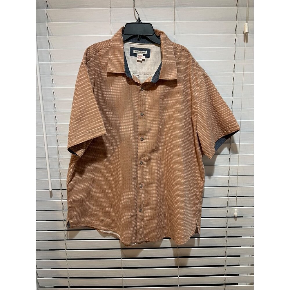 Carbon 2 Cobalt Short Sleeve Button Up Shirt - Size‎ XL